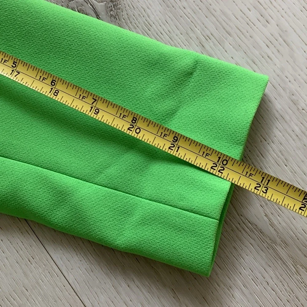 Asos Design wrap belted suit blazer‎ pop green neon size 4 double breasted new - Picture 9 of 15